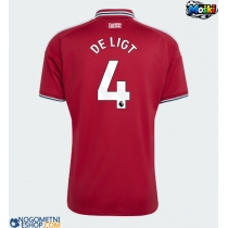 Moški Nogometni dresi Manchester United Matthijs de Ligt #4 Domači 2026-27 Kratek Rokav